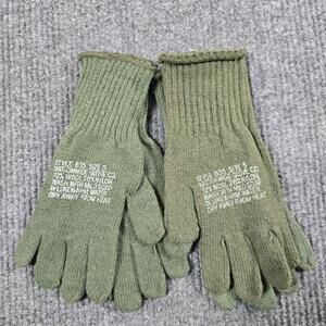Nat Handwear Glove Co Gloves Size 3 Green Wool Nylon Knit Cold Weather M-1949